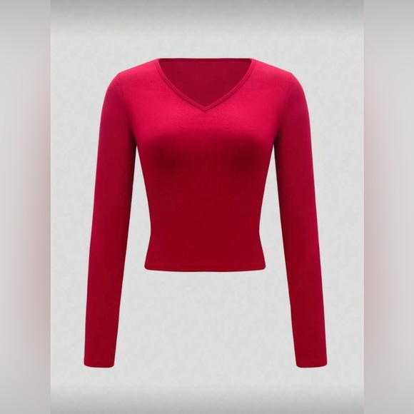 โฅ๐ฆ๐๐๐๐ก: Womenโs V-Neck Long Sleeve Tops - Picture 11 of 11